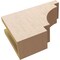 Ekena Millwork 4in. W x 8in. H x 12in. L Mediterranean Woodgrain TimberThane Rafter Tail, Primed Tan RFTUR04X08X12MEDRCPR - alternate 5